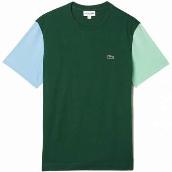 Camiseta de Manga Corta Hombre Lacoste Tee-Shirt Verde