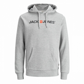 Sudadera con Capucha Hombre Jack & Jones  JJECORP OLD LOGO 12137054 Gris