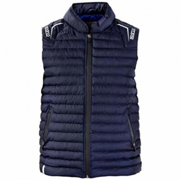 Chaleco Acolchado para Hombre Sparco S01259BM2M Azul marino (Talla M)