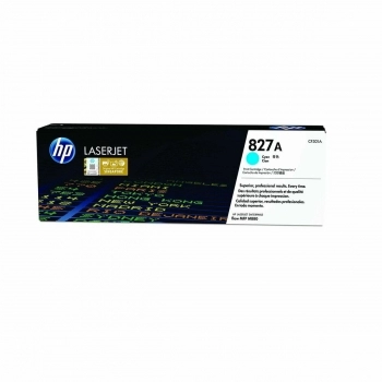 Tóner HP Cartucho de tóner original LaserJet HP 827A cian Cian