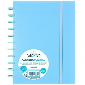 Cuaderno Carchivo Ingeniox Azul claro A4 100 Hojas