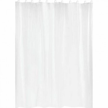 Cortina de Ducha Gelco Blanco PVC PEVA 180 x 200 cm