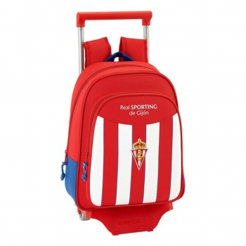 Mochila Escolar con Ruedas 705 Real Sporting de Gijón (27 x 10 x 67 cm)