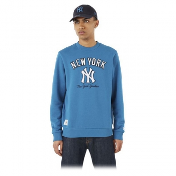 Sudadera sin Capucha Hombre New Era MLB Heritage New York Yankees Azul