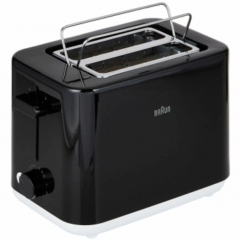 Tostadora Braun HT 1010 BK 900 W Negro/Plateado