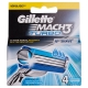 Gillette Mach3 Turbo - 4 Recargas Gillette Mach3 Turbo - 4 Recargas