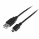 Cable Micro USB Startech USB2HABM2M           USB A Mini USB B Negro