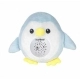 Peluche Musical Proyector Azul Pingüino 22 cm