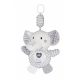 Juguete colgante para Cuna Elefante Corazón Música Luces 35 cm