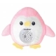 Peluche Musical Proyector Rosa Pingüino 22 cm