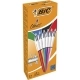 Set de Bolígrafos Bic Shine Silver 12 Piezas 1 unidad