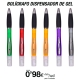 Bolígrafos con dispensador de gel (tinta azul) Bolígrafos con dispensador de gel (tinta azul)