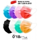 Pack 1000 Mascarillas Higiénicas de Colores de tres capas Pack 1000 Mascarillas Higiénicas de Colores de tres capas