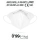 Mascarillas para Niños/as FFP2 Blancas 100 uds Mascarillas para Niños/as FFP2 Blancas 100 uds