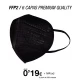 Pack 5000uds FFP2 6 Capas Color Negro Pack 5000uds FFP2 6 Capas Color Negro