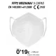 FFP2 Blanca Talla Mediana 1000uds FFP2 Blanca Talla Mediana 1000uds