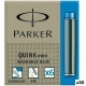Recambio de tinta para pluma Parker Quink Mini 6 Piezas Azul (30 unidades)
